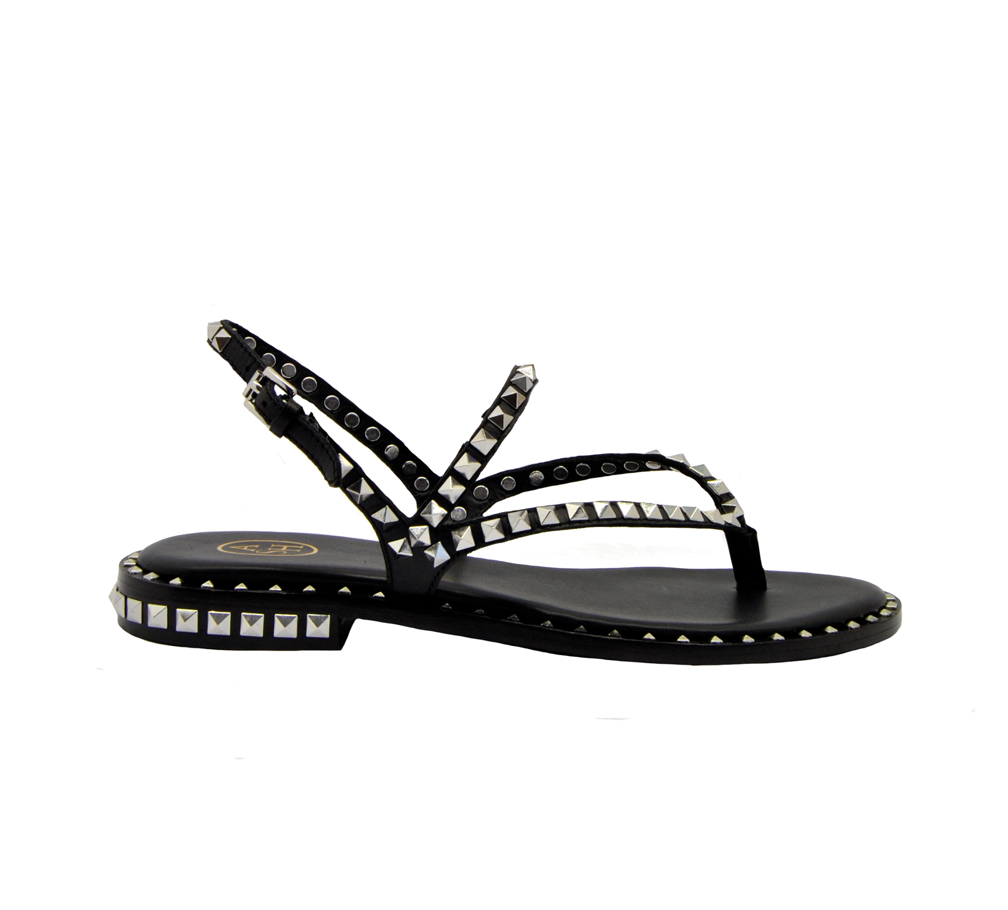 Negra Tanga Tachas Claud Sandalia Mary Con JTF1lKc