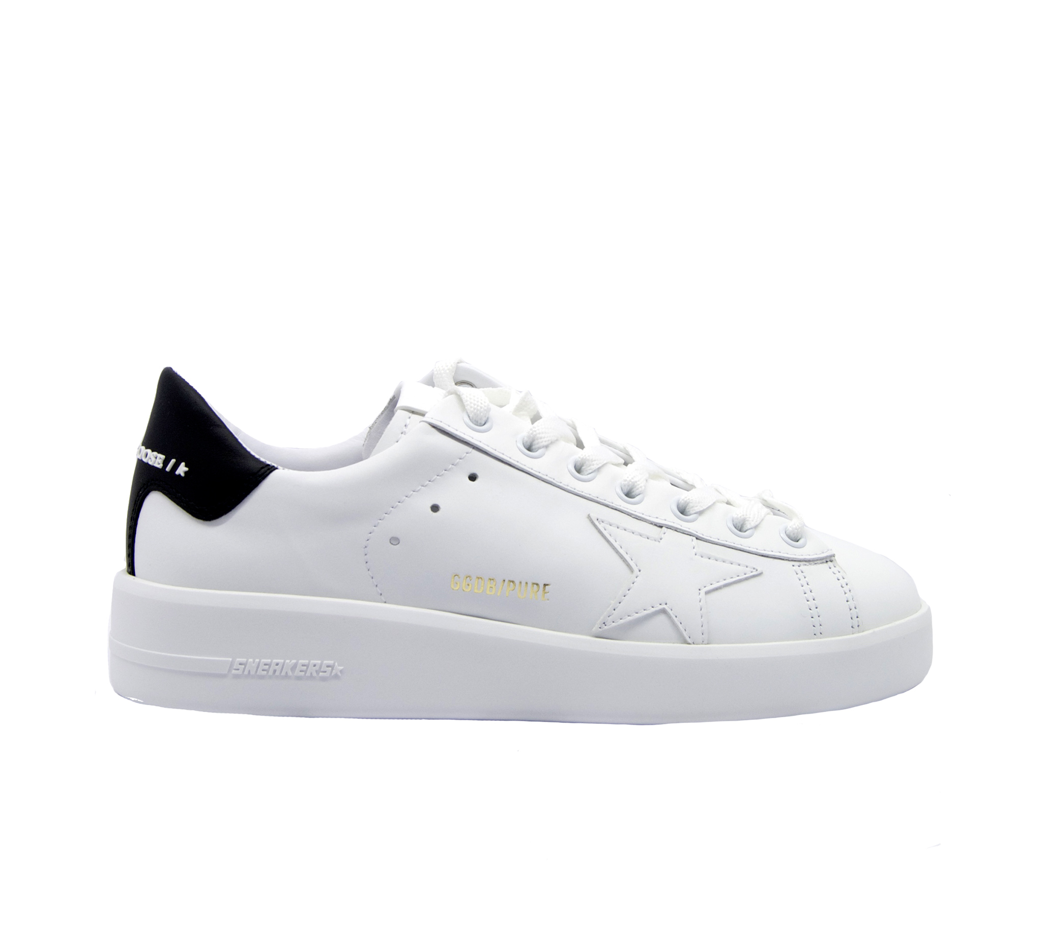 Golden goose - Sneakers pure bianco nero - Mary Claud