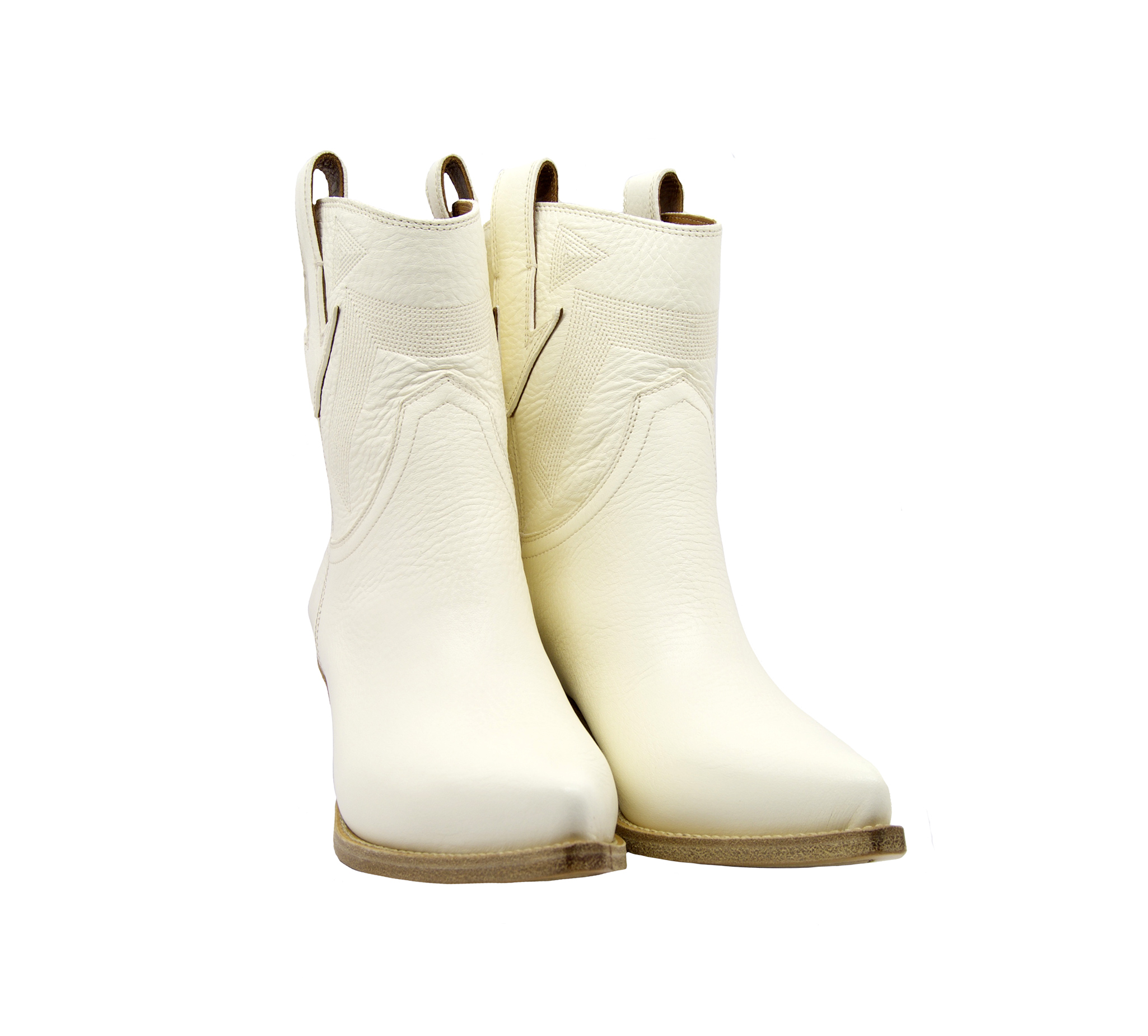 Buttero - Stivaletto 374 pelle panna - Mary Claud