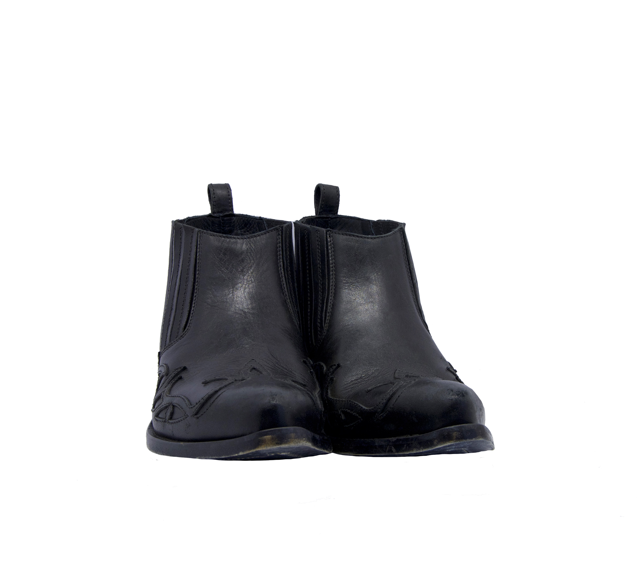 Golden goose Stivaletto texano nero Mary Claud
