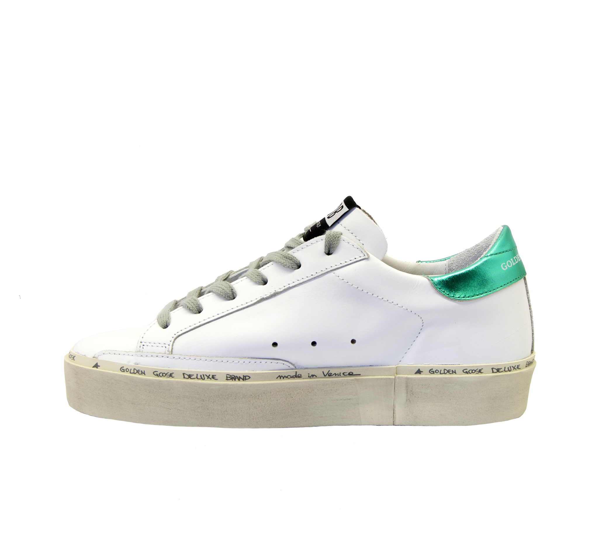 Golden goose Sneakers hi star bianco verde Mary Claud