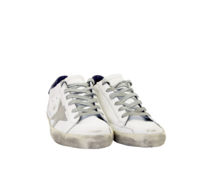 GOLDEN GOOSE DONNA Donna SNEAKERS SUPERSTAR BIANCO BLU 36, 39-2, 41-2, 35, 37-2, 38-2, 40 immagine n. 2/4