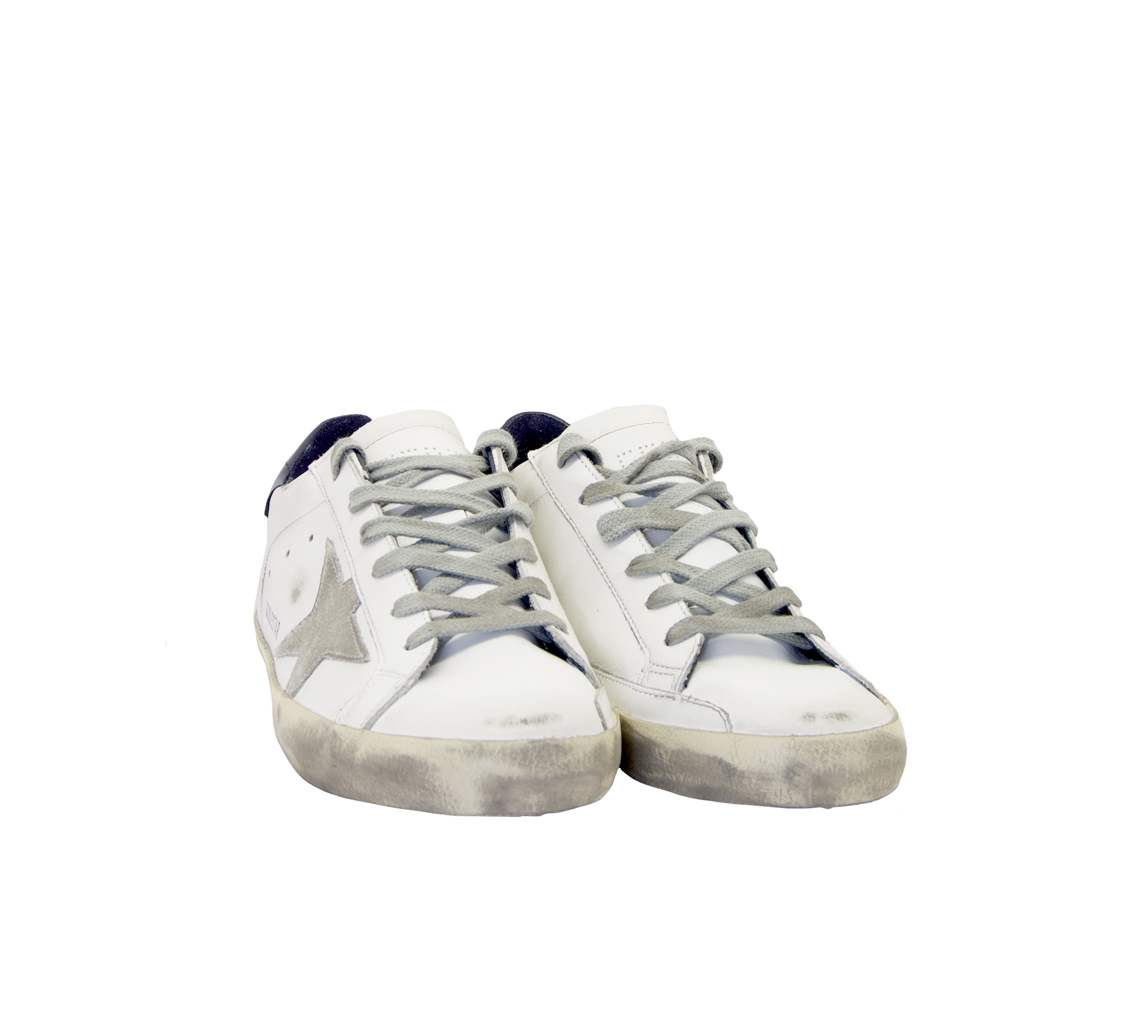 Superstar bianche blu top