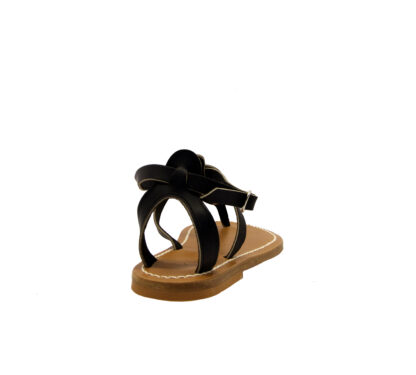 k.jacques DONNA Donna SANDALO INFRADITO NERO BORCHIE 36, 37-2, 38-2, 39-2, 40, 41-2 immagine n. 4/4