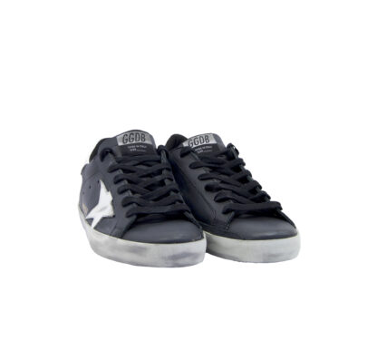 GOLDEN GOOSE DONNA Donna SNEAKERS SUPERSTAR NERO BIANCO 36, 37-2, 38-2, 39-2, 40, 41-2 immagine n. 2/4