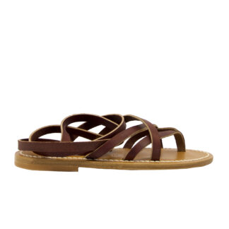 k.jacques DONNA SANDALO BASSO SANDALO SCHIAVA PELLE BORDO 36, 37-2, 38-2, 39-2, 40, 41-2 immagine n. 1/4