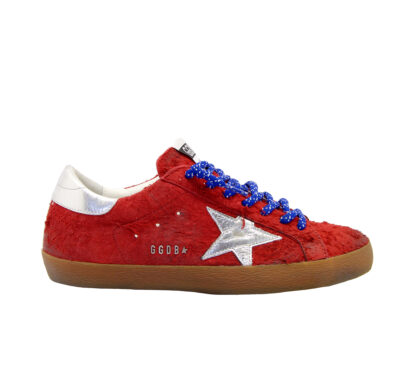 GOLDEN GOOSE DONNA Donna SNEAKERS SUPERSTAR SUEDE ROSSO 40, 41-2, 42, 43-2, 44-2, 45-2 immagine n. 1/4