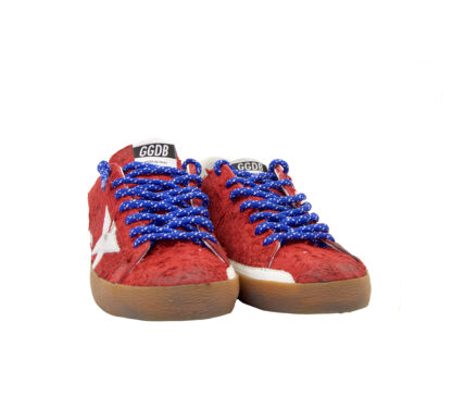 GOLDEN GOOSE DONNA Donna SNEAKERS SUPERSTAR SUEDE ROSSO 40, 41-2, 42, 43-2, 44-2, 45-2 immagine n. 2/4