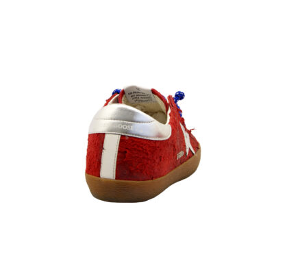 GOLDEN GOOSE DONNA Donna SNEAKERS SUPERSTAR SUEDE ROSSO 40, 41-2, 42, 43-2, 44-2, 45-2 immagine n. 4/4