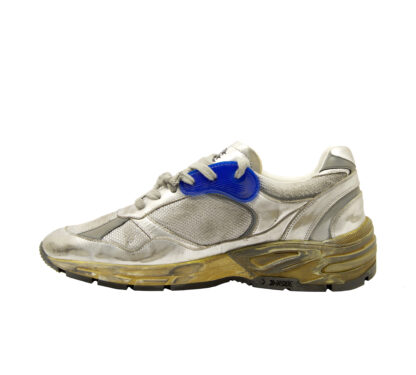 GOLDEN GOOSE DONNA Sneakers RUNNING DAD STAR SILVER 40, 41-2, 43-2, 44-2, 45-2, 46-2, 42 immagine n. 3/3