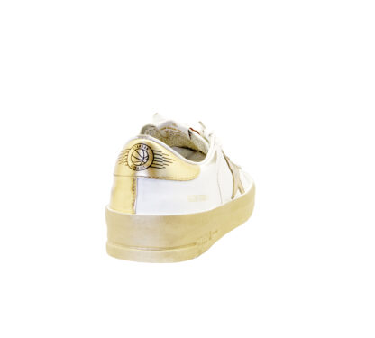 GOLDEN GOOSE DONNA Donna SNEAKERS  STARDAN WHITE GOLD 40, 41-2, 42, 43-2, 44-2, 45-2 immagine n. 4/4