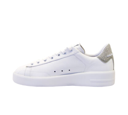 GOLDEN GOOSE DONNA Donna SNEAKERS PURE STAR BIANCO ARGENTO 36, 37-2, 38-2, 39-2, 40, 41-2 immagine n. 3/3