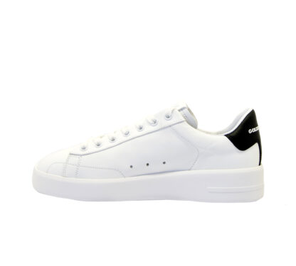 GOLDEN GOOSE DONNA Donna SNEAKERS PURE STAR BIANCO NERO 36, 37-2, 38-2, 39-2, 40, 41-2 immagine n. 3/4