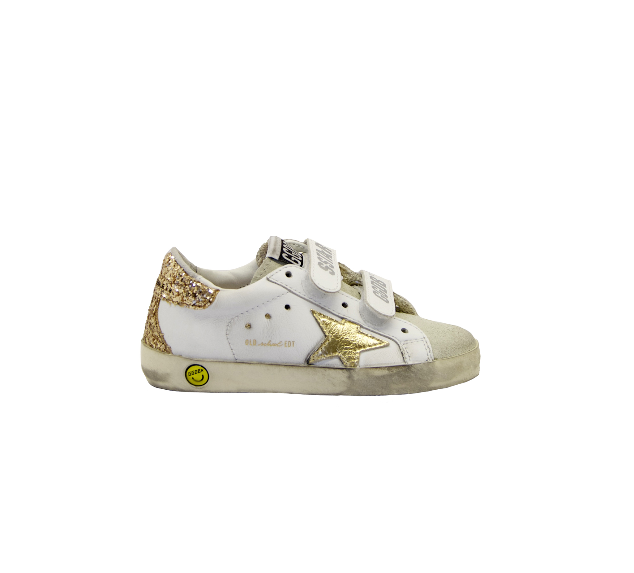 Golden goose Sneakers old school bianco oro Mary Claud