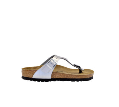 BIRKENSTOCK UNISEX SANDALO ANATOMICO INFRADITO ANATOMICO ARGENTO 36, 37-2, 38-2, 39-2, 40, 41-2, 35 immagine n. 1/4