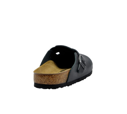 BIRKENSTOCK UNISEX SABOT SABOT ANATOMICO PELLE NERO 37-2, 38-2, 39-2, 42, 45-2, 40, 41-2, 43-2, 44-2, 36, 46-2 immagine n. 4/4