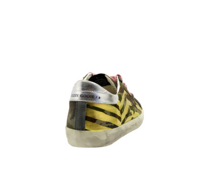 GOLDEN GOOSE DONNA Donna SNEAKERS SUPERSTAR FLAG CAMOUFLAGE 40, 41-2, 42, 43-2, 44-2, 45-2 immagine n. 4/4