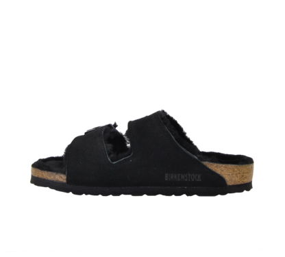 BIRKENSTOCK DONNA Donna ARIZONA MONTONE NERO 36, 37-2, 38-2, 39-2, 40, 41-2, 42, 43-2 immagine n. 3/3