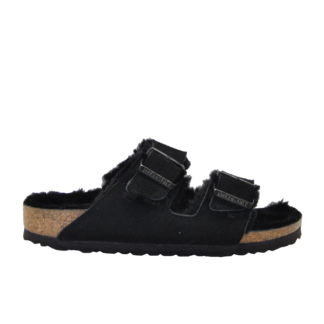 BIRKENSTOCK DONNA Donna ARIZONA MONTONE NERO 36, 37-2, 38-2, 39-2, 40, 41-2, 42, 43-2 immagine n. 1/3