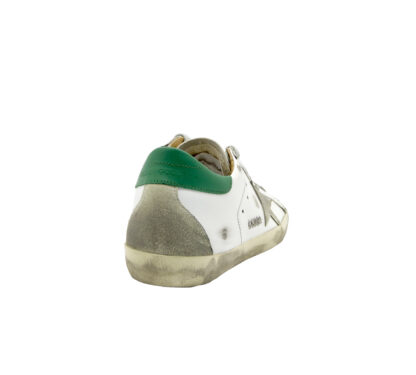 GOLDEN GOOSE DONNA Donna SNEAKERS SUPERSTAR BIANCO VERDE 36, 37-2, 38-2, 39-2, 40, 41-2 immagine n. 4/4