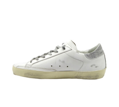 GOLDEN GOOSE DONNA Donna SNEAKERS SUPERSTAR BIANCO PAINT YOUR LOVE 36, 37-2, 38-2, 39-2, 40, 41-2 immagine n. 3/4