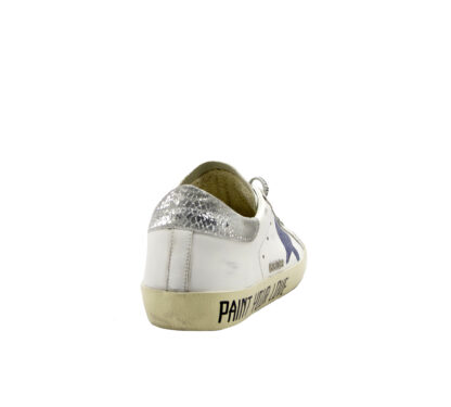 GOLDEN GOOSE DONNA Donna SNEAKERS SUPERSTAR BIANCO PAINT YOUR LOVE 36, 37-2, 38-2, 39-2, 40, 41-2 immagine n. 4/4