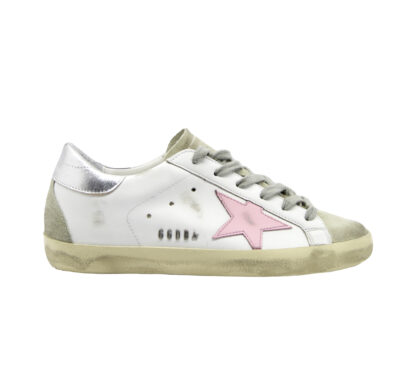 GOLDEN GOOSE DONNA Donna SNEAKERS SUPERSTAR BIANCO ROSA 36, 37-2, 38-2, 39-2, 40, 41-2 immagine n. 1/4