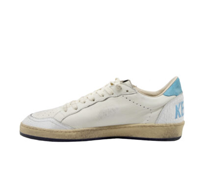 GOLDEN GOOSE UOMO CALZATURE SNEAKERS BALLSTAR WHITE SKY 39-2, 40, 41-2, 42, 43-2, 44-2, 45-2 immagine n. 4/4