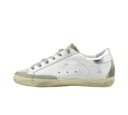 GOLDEN GOOSE DONNA Donna SNEAKERS SUPERSTAR BIANCO ROSA 36, 37-2, 38-2, 39-2, 40, 41-2 immagine n. 3/4