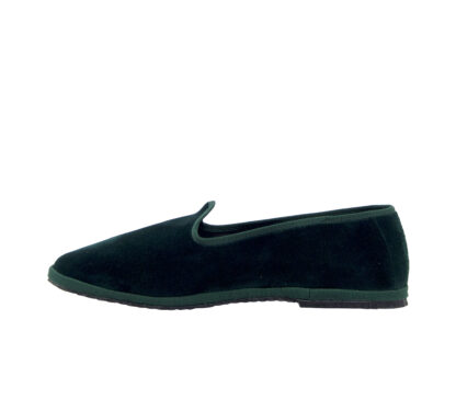 HABILLE' DONNA Donna MOCASSINO VELLUTO VERDE BOTTIGLIA 36, 37-2, 38-2, 39-2 immagine n. 3/4