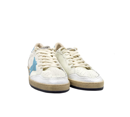 GOLDEN GOOSE UOMO CALZATURE SNEAKERS BALLSTAR WHITE SKY 39-2, 40, 41-2, 42, 43-2, 44-2, 45-2 immagine n. 3/4