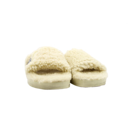 GOLDEN GOOSE DONNA CIABATTA ANATOMICA POOLSTAR SHEARLING BEIGE SILVER 37-2, 38-2, 39-2, 40, 41-2 immagine n. 2/4