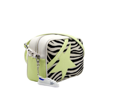 GOLDEN GOOSE DONNA Borsa STAR BAG WHITE ZEBRA un immagine n. 2/3