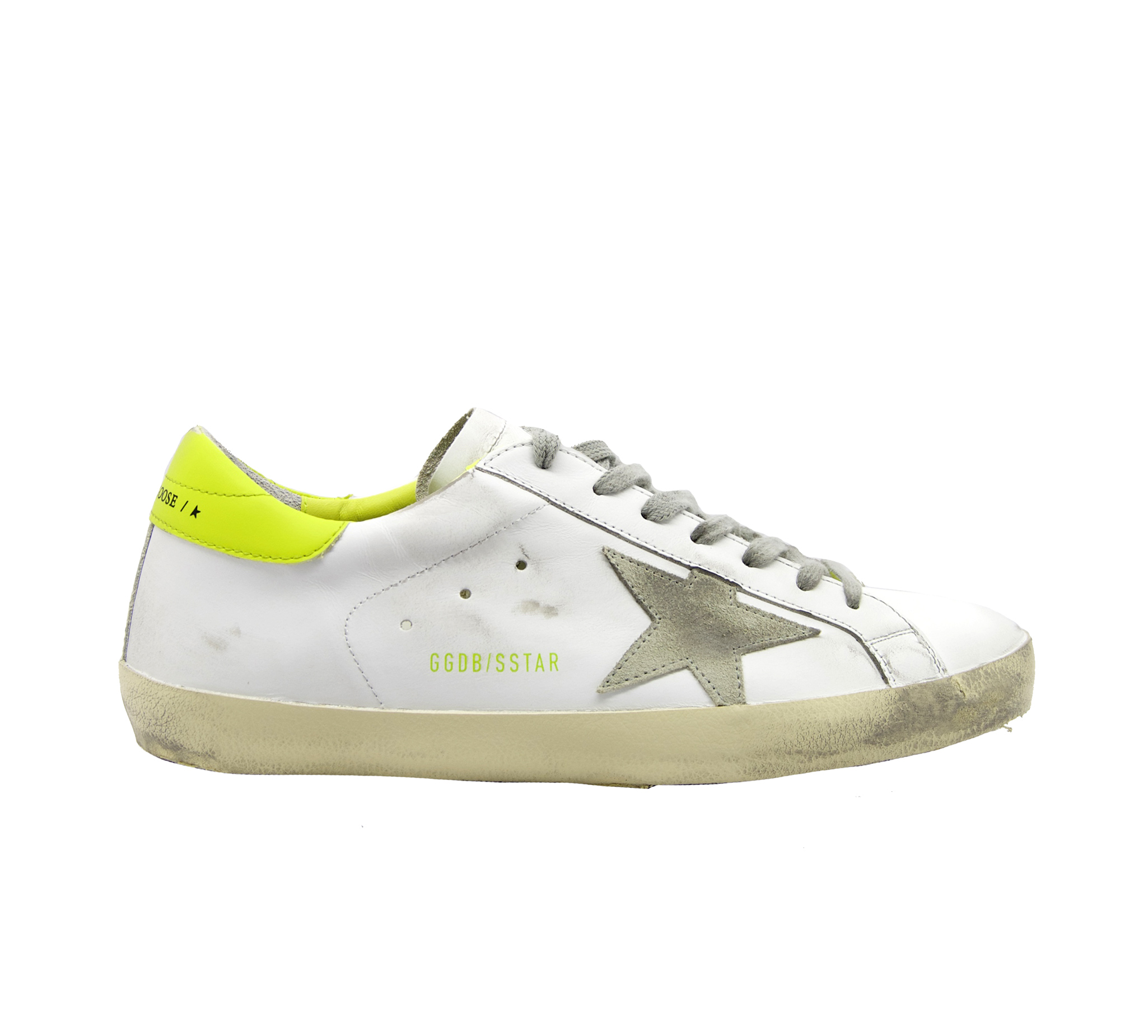 Sneakers Golden Goose super-star GMF00101.F002546.10902 white - ice yellow  | FRMODA.com