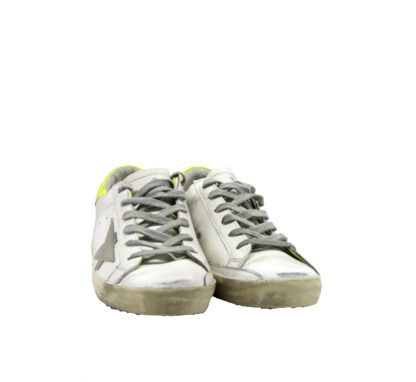 GOLDEN GOOSE DONNA Donna SNEAKERS SUPERSTAR BIANCO LIME 36, 37-2, 39-2, 40, 41-2, 38-2 immagine n. 2/4