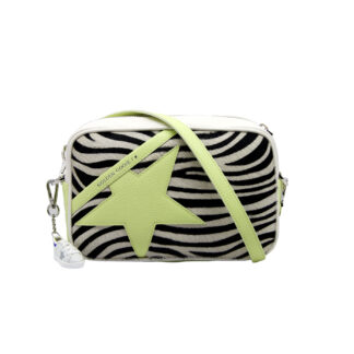 GOLDEN GOOSE DONNA Borsa STAR BAG WHITE ZEBRA un immagine n. 1/3