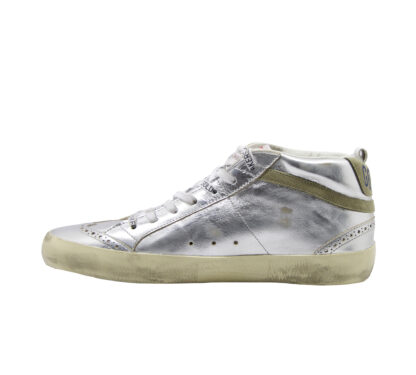 GOLDEN GOOSE UOMO CALZATURE SNEAKERS MIDSTAR SILVER 40, 41-2, 42, 43-2, 44-2, 45-2 immagine n. 3/4