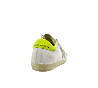 GOLDEN GOOSE DONNA Donna SNEAKERS SUPERSTAR BIANCO LIME 36, 37-2, 39-2, 40, 41-2, 38-2 immagine n. 4/4