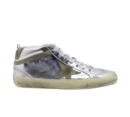 GOLDEN GOOSE UOMO CALZATURE SNEAKERS MIDSTAR SILVER 40, 41-2, 42, 43-2, 44-2, 45-2 immagine n. 1/4