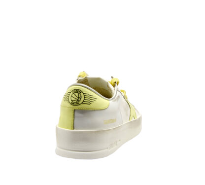 GOLDEN GOOSE UOMO CALZATURE SNEAKERS STARDAN BIANCO GIALLO 40, 41-2, 42, 43-2, 44-2, 45-2 immagine n. 4/4