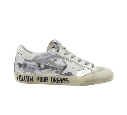 GOLDEN GOOSE DONNA Donna SNEAKERS SUPERSTAR ARGENTO 36, 38-2, 40, 41-2, 37-2 immagine n. 1/4