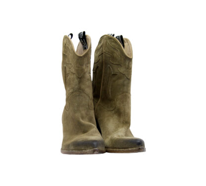 ELENA iachi DONNA Donna STIVALE TEXANO FANGO 37-2, 38-2, 38, 39-2, 40, 41-2 immagine n. 2/4
