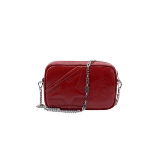 GOLDEN GOOSE DONNA Borsa MINI STAR BAG NAPLACK RED un immagine n. 1/3