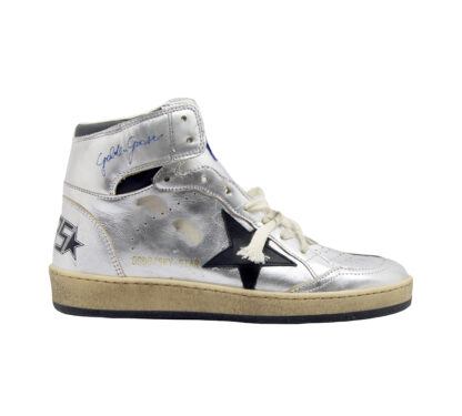 GOLDEN GOOSE DONNA Donna SNEAKERS SKY STAR SILVER 35, 36, 37-2, 38-2, 39-2, 40 immagine n. 1/4