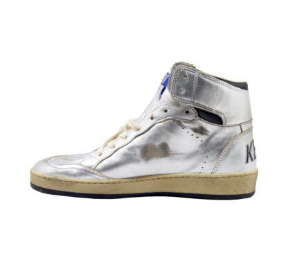 GOLDEN GOOSE DONNA Donna SNEAKERS SKY STAR SILVER 35, 36, 37-2, 38-2, 39-2, 40 immagine n. 3/4