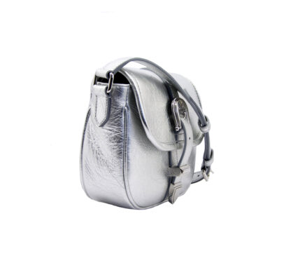 GOLDEN GOOSE DONNA Borsa RODEO BAG SMALL SILVER un immagine n. 2/3