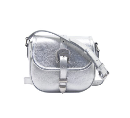 GOLDEN GOOSE DONNA Borsa RODEO BAG SMALL SILVER un immagine n. 1/3