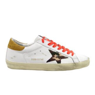 GOLDEN GOOSE UOMO CALZATURE SNEAKERS SUPERSTAR BIANCO CAMOUFLAGE 39-2, 40, 41-2, 42, 43-2, 44-2, 45-2 immagine n. 1/4