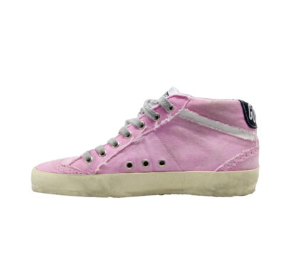 GOLDEN GOOSE DONNA Donna SNEAKERS MID STAR PINK 35, 36, 37-2, 38-2, 39-2, 40, 41-2 immagine n. 3/4