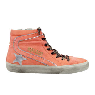 GOLDEN GOOSE DONNA Donna SNEAKERS SLIDE ORANGE WAWE STICKERS 35, 36, 37-2, 38-2, 39-2, 40, 41-2 immagine n. 1/4
